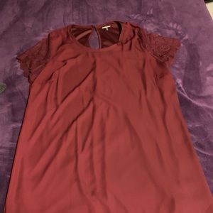 Charlotte Russe maroon dress size 2x